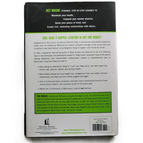 One Minute Wellmess: The natural Health & Happiness... by Dr Lerner & Dr Loman - Picture 7 of 7